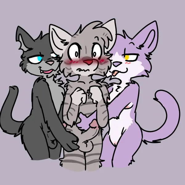 grape jelly (housepets!), maxwell (housepets!), res (housepets!) (housepets!) created by catlovingloser