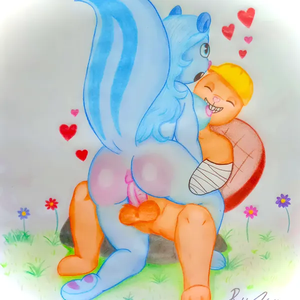 handy (htf), petunia (htf) (happy tree friends) created by robbiewallace