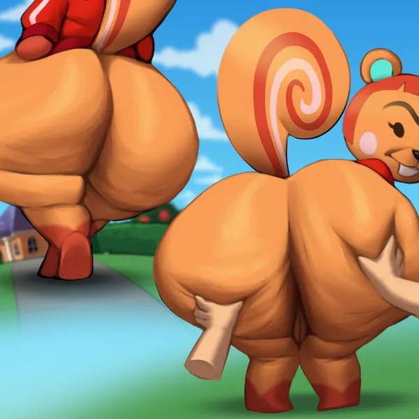 hazel (animal crossing) (animal crossing, nintendo) created by chipchell