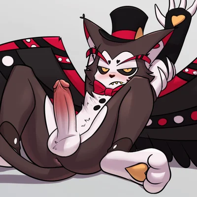 husk (hazbin hotel) (hazbin hotel, hellaverse) created by thunderlewd