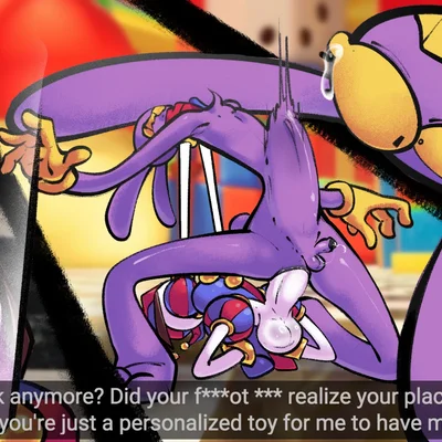 jax (tadc), pomni (tadc) (glitch productions, the amazing digital circus) created by eviltqf