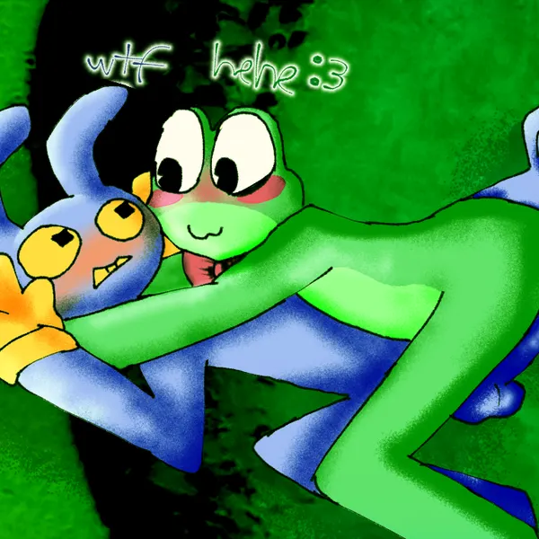 jax (tadc), ribbit (tadc) (glitch productions, the amazing digital circus) created by yoshreveluv