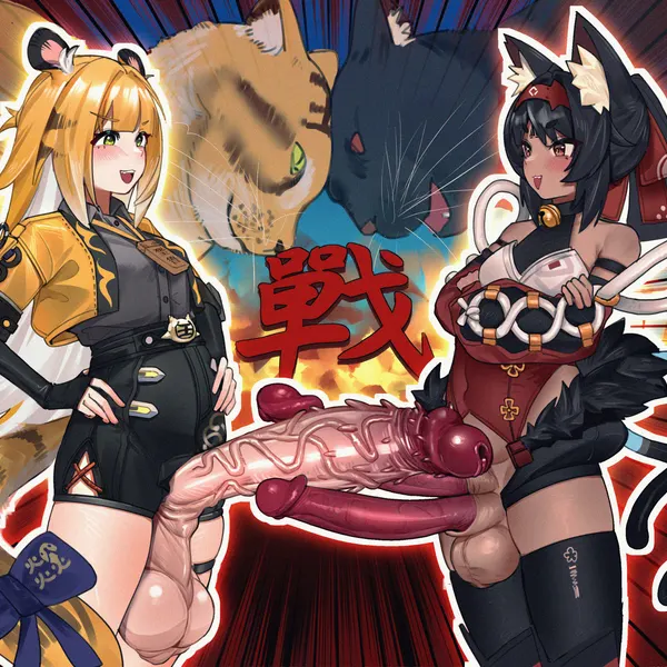 ju fufu, nekomiya mana (asian mythology, east asian mythology) created by sdong s