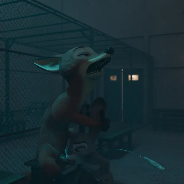 judy hopps, nick wilde (disney, zootopia) created by neonwabbit