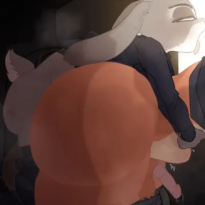 judy hopps, nick wilde (disney, zootopia) created by rabur3su