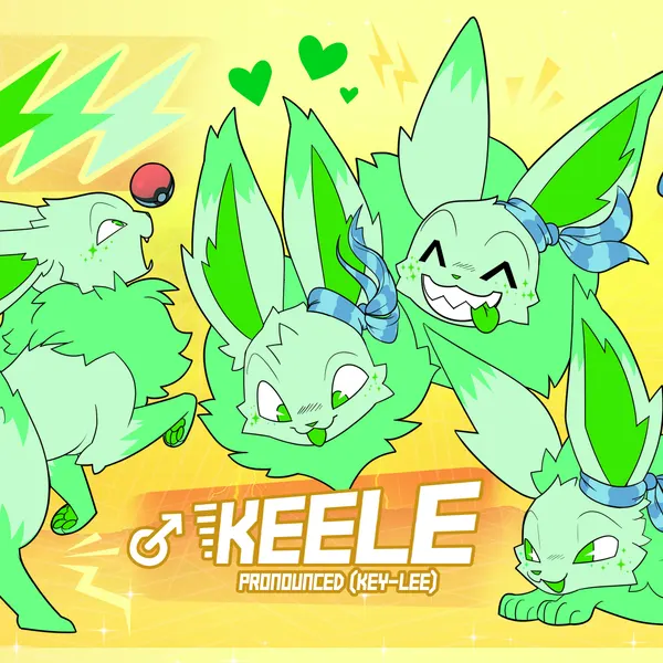 keele (nintendo, pokemon) created by dizzymilky