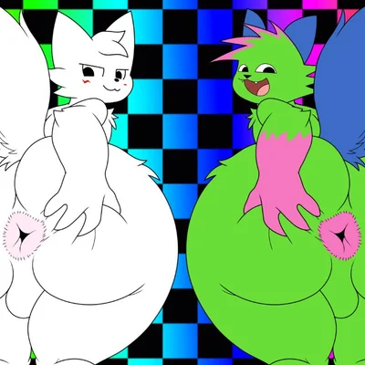 kevin (nyanwolf), silly cat (mauzymice) (boy kisser (meme), don't touch my pizza (meme)) created by wolfe fubuki