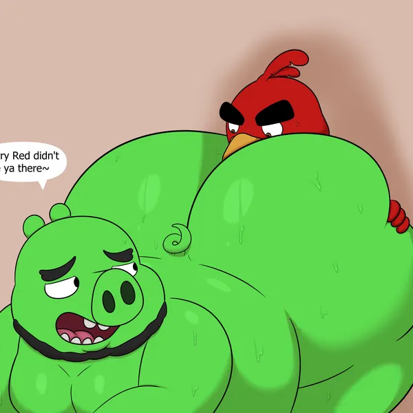 king leonard mudbeard, red (angry birds) (angry birds, rovio entertainment) created by colossalstars