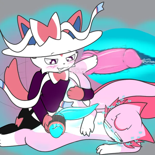 kiwi (hikiwi), lukeribbonz (nintendo, pokemon) created by hikiwi