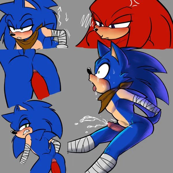 knuckles the echidna, sonic the hedgehog (sega, sonic boom) created by ggs busyrn