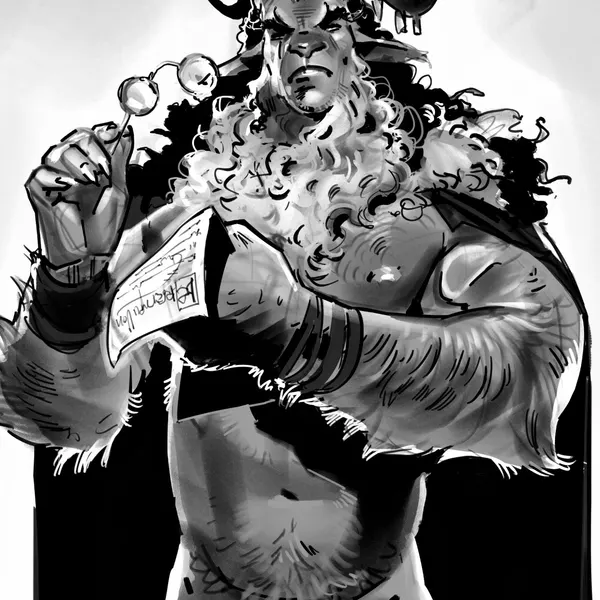 krampus (christmas) created by purplebirdman