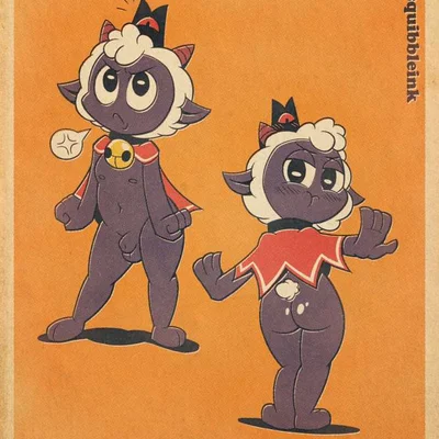 lamb (cult of the lamb), red crown (cult of the lamb) (cult of the lamb, massive monster (studio)) created by squibbleink