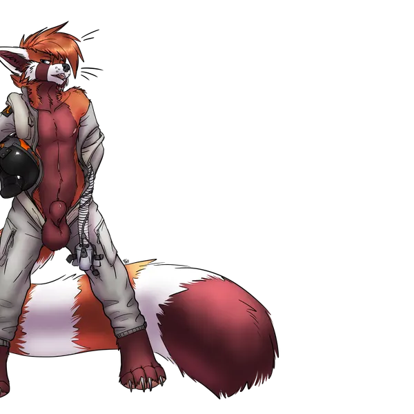 lambda (red panda) created by tekkymunster