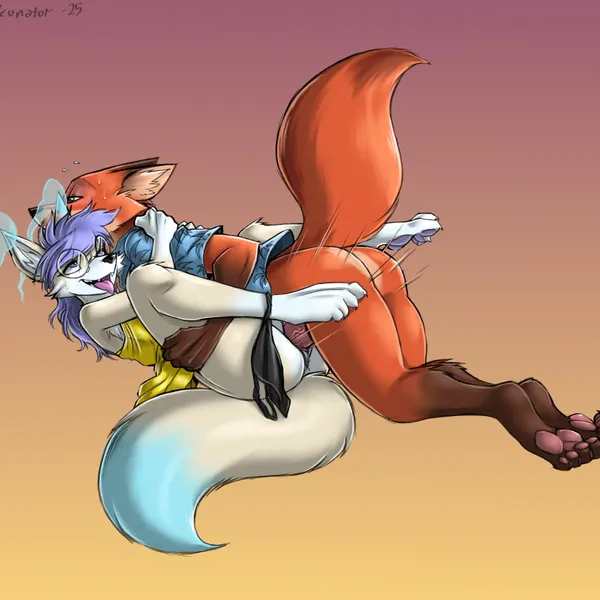 lloxie (character), nick wilde (disney, zootopia) created by jackunator