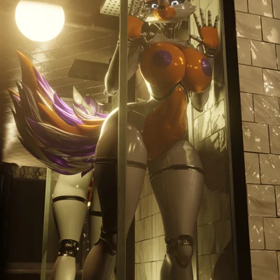 lolbit (fnaf) (five nights at freddy's, five nights at freddy's world) created by mrs dexie