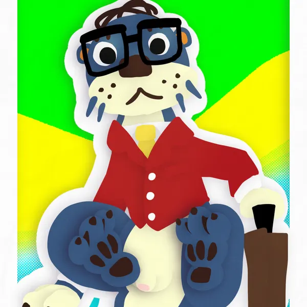 lyle (animal crossing) (animal crossing, nintendo) created by waso mu