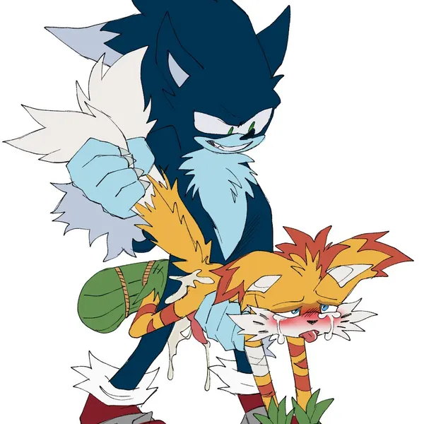 mangey tails, sonic the hedgehog, sonic the werehog (netflix, sega) created by pachi rizuu