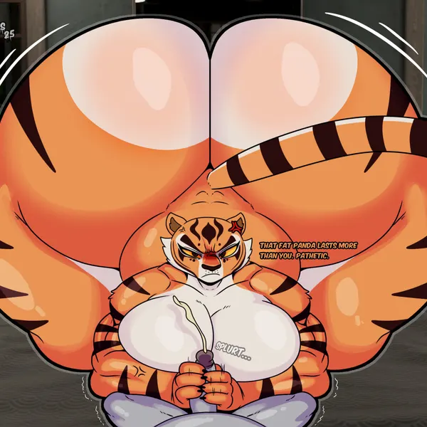 master tigress (dreamworks, kung fu panda) created by jacky-arts