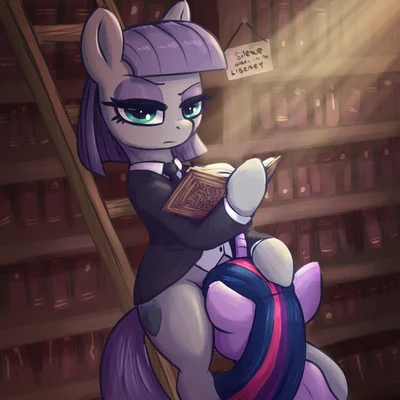 maud pie (mlp), twilight sparkle (mlp) (friendship is magic, hasbro) created by t72b