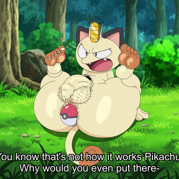 meowth (team rocket) (nintendo, pokemon) created by kiffy (artist)