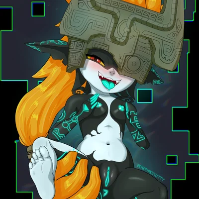 midna (nintendo, the legend of zelda) created by bustymcnutty