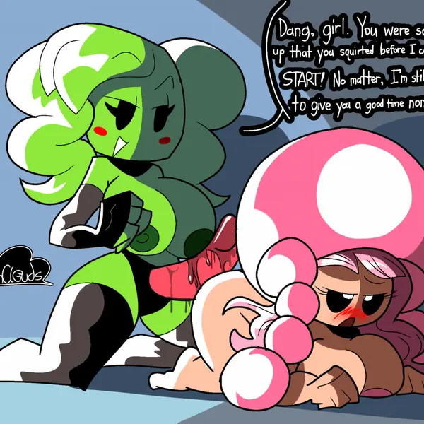 mimi (paper mario), toadette (mario bros, nintendo) created by filthycottonart, unfortu-nate