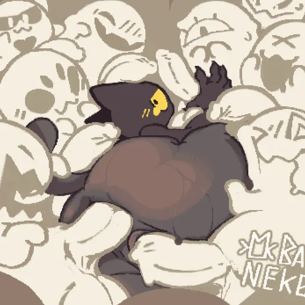 momo (google) (google, google doodle) created by bakenek0o