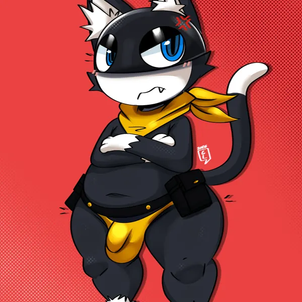 morgana (persona) (atlus, megami tensei) created by completedlemon