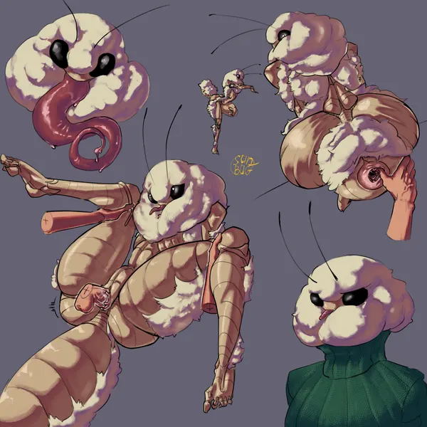 moth girl (sun bug) created by sun bug