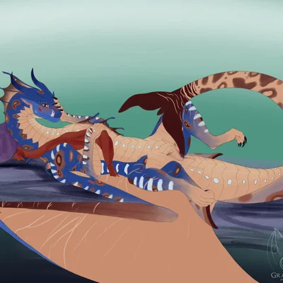 mythology, wings of fire created by gray-scales