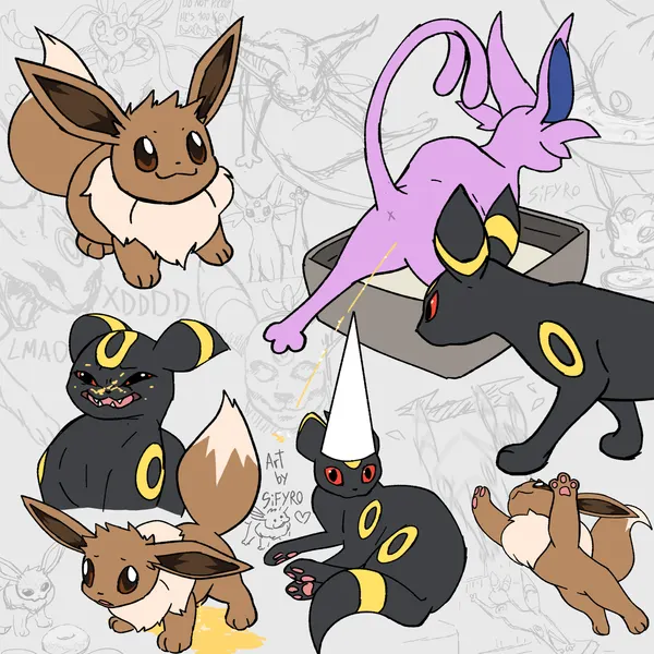 nintendo, pokemon created by blitzdrachin