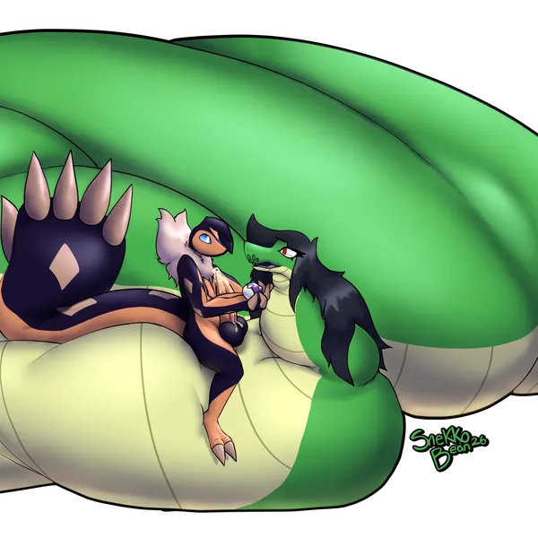 nintendo, pokemon created by snekkobean
