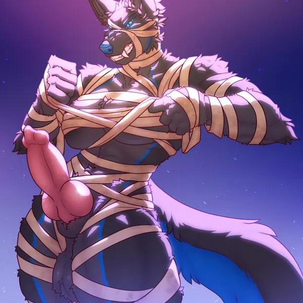 null (nullthewolf) (halloween) created by bluetashi