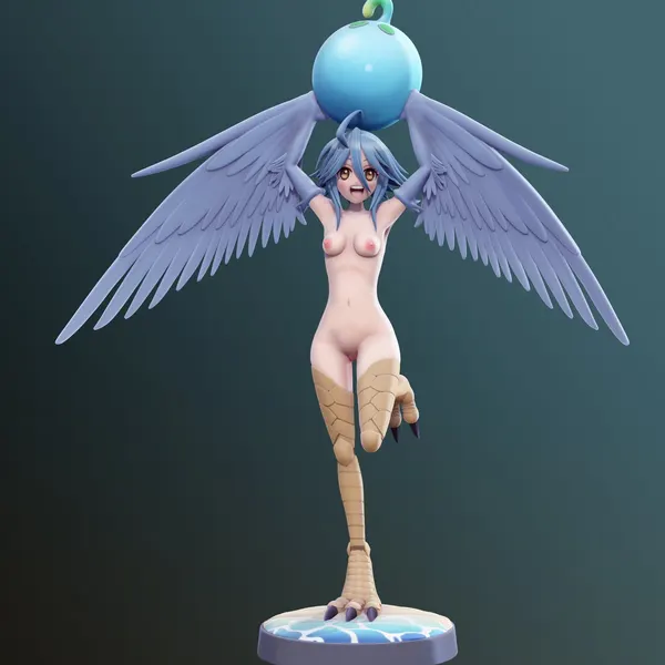 papi (monster musume) (european mythology, greek mythology) created by the-great-pipmax
