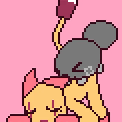 pebble (dandy's world), scraps (dandy's world) (blushcrunch studio, dandy's world) created by lambby