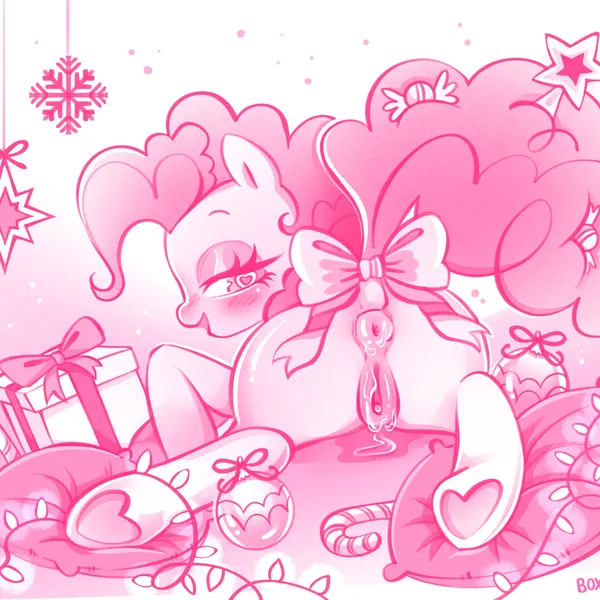 pinkie pie (mlp) (christmas, friendship is magic) created by boxwife