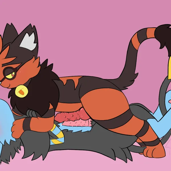 rayn luxray (nintendo, pokemon) created by rymherdier