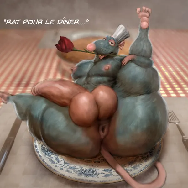remy (ratatouille) (disney, pixar) created by hohohonse