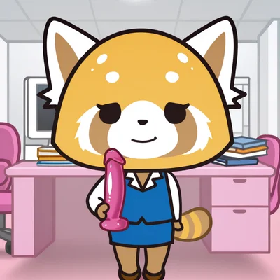 retsuko (aggretsuko, sanrio) created by boxen549