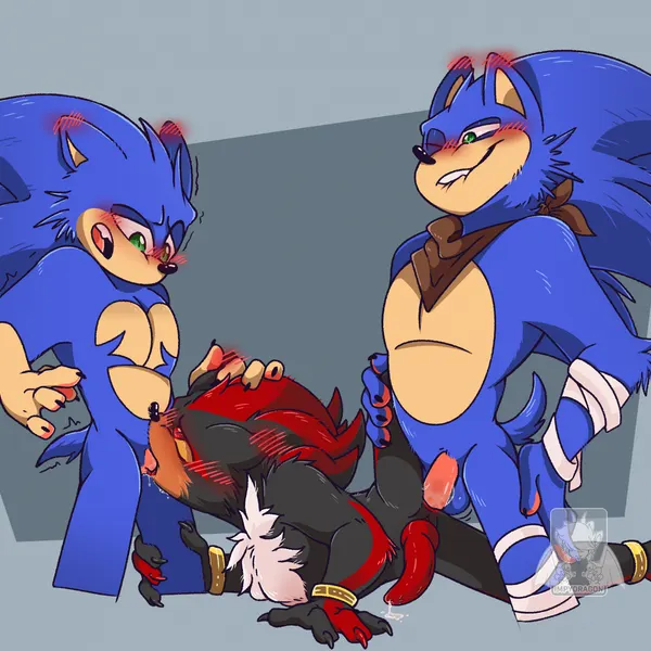 shadow the hedgehog, sonic the hedgehog (sega, sonic boom) created by impydragon