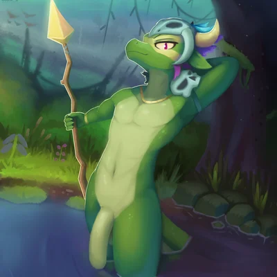 shimmered witch doctor, witch doctor (terraria) (terraria) created by lennoxicon