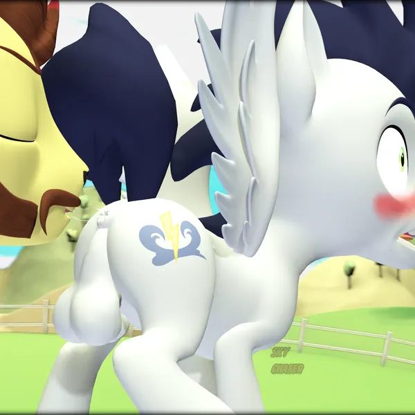 sky chaser (sky chaser), soarin (mlp), wonderbolts (mlp) (friendship is magic, hasbro) created by sky chaser