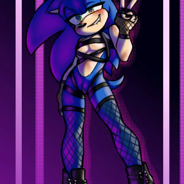 sonic the hedgehog (sega, sonic the hedgehog (series)) created by ggs busyrn