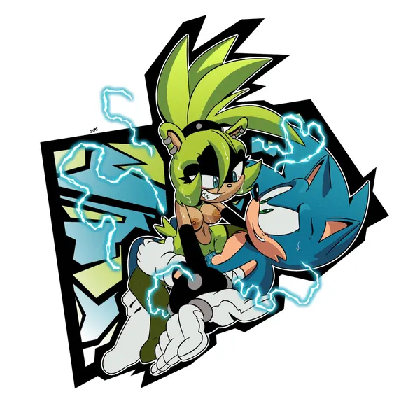 sonic the hedgehog, surge the tenrec (idw publishing, sega) created by starioforreal