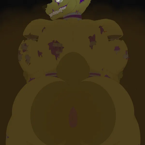 springtrap (fnaf) (five nights at freddy's, five nights at freddy's 3) created by lukeazeroth89