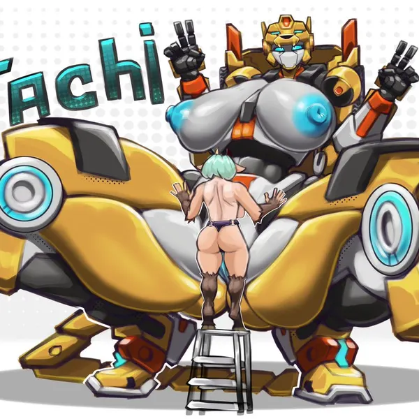 tachy (metal cardbot) (metal cardbot) created by albinionart