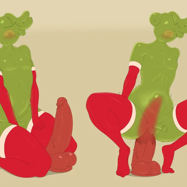 the grinch (christmas, dr. seuss) created by zariorwen
