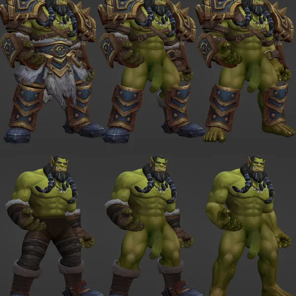 thrall (warcraft) (blizzard entertainment, warcraft) created by mrkipler