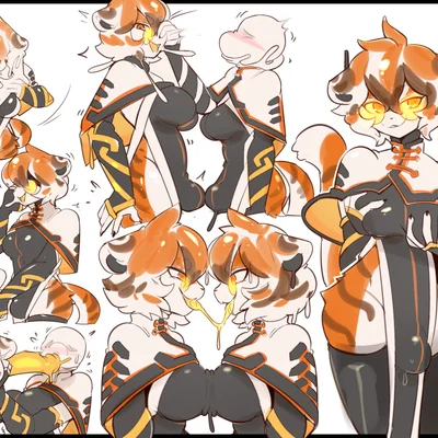 waaifu (arknights) (arknights, hypergryph) created by mxl