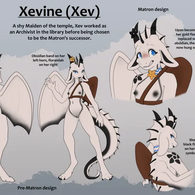xevine (altrue) (mythology) created by pawpadcomrade